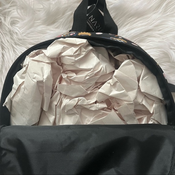 Bioworld Naruto Shippuden Ramen Ichiraku Noodle Bowl Black Mini Backpack Purse - Picture 5 of 5